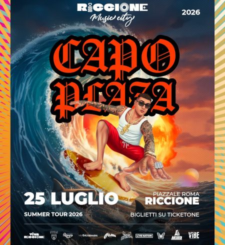 Capo Plaza in concerto a Riccione il 25 Luglio