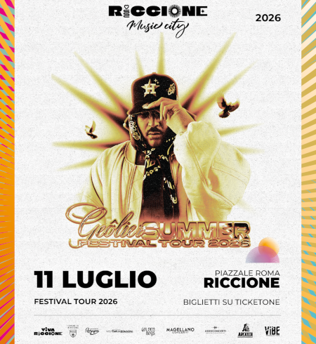 Geolier in concerto a Riccione l’11 Luglio