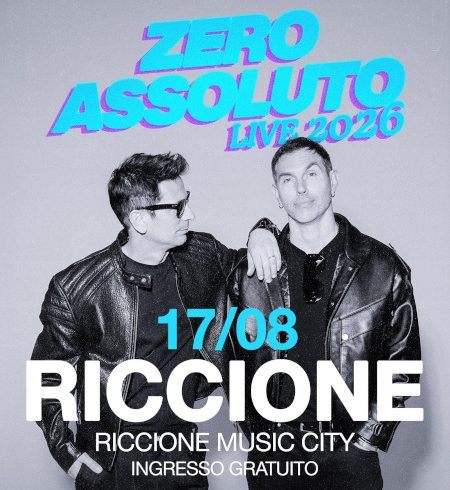 Gli Zero Assoluto Riccione il 17 agosto