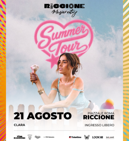 Clara in concerto a Riccione il 21 agosto